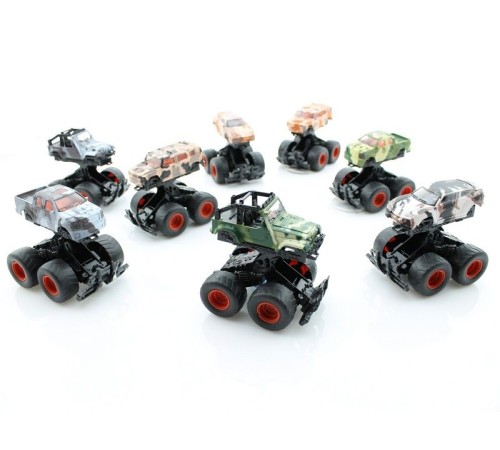 Машина инерционная KLX500-114 Raptor SUV Military 4WD (в асс., 8 шт./кор.)