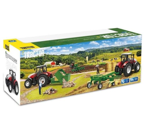 Р/У фермерский трактор Korody с зерновой сеялкой 1/24 2.4G 6CH RTR