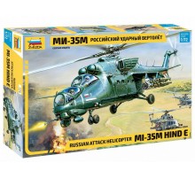 Сборная модель ZVEZDA Российский ударный вертолет Ми-35М, 1/72