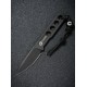 Нож CIVIVI Fixed Blade Circulus 10Cr15CoMoV Steel Black Stonewashed Handle Ostap Hel Design