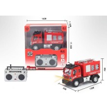 Р/У Пожарная машина малая  c бочкой для воды YP Toys 6164Q3, cдвигается стрела, свет, 2.4G 1/64 RTR