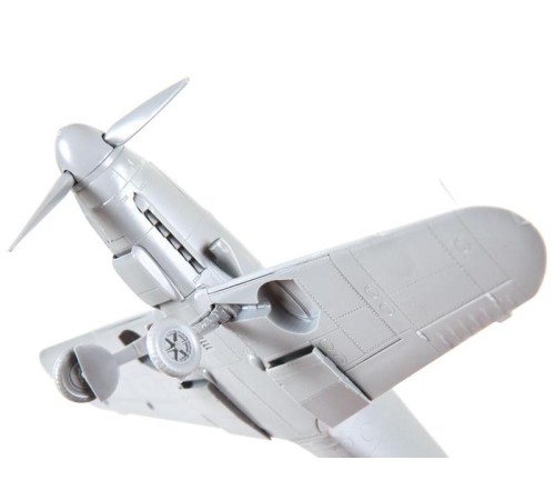 Сборная модель ZVEZDA Немецкий истребитель Мессершмитт Bf-109F2 (сборка без клея), 1/72