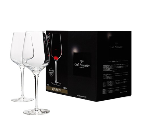 Бокалы для вина Chef&Sommelier Sublym 350 мл. / 6 шт. в п/у.