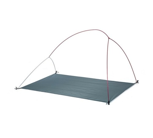 Палатка Naturehike Сloud up 2 20D NH17T001-T двухместная с ковриком, серо-красная, 6927595730560