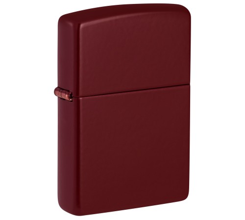 Зажигалка ZIPPO Classic с покрытием Merlot, латунь/сталь, бордовая, глянцевая, 38x13x57 мм