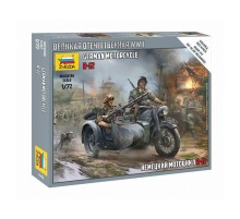 Сборные солдатики ZVEZDA Немецкий мотоцикл R-12, 1/72