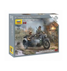 Сборные солдатики ZVEZDA Немецкий мотоцикл R-12, 1/72