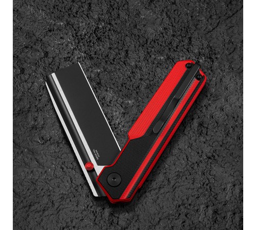 Нож Bestech Tardis сталь D2, рукоять G10 черно-красная