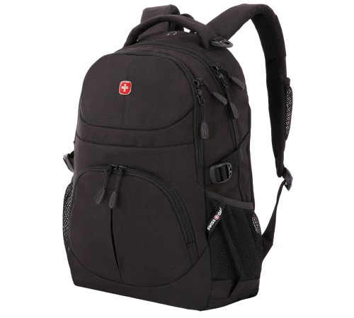 Рюкзак SWISSGEAR чёрный, полиэстер, 33х15х45 см, 22 л