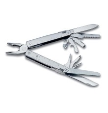 Мультитул VICTORINOX SwissTool, 115 мм, 28 функций, в кожаным чехле