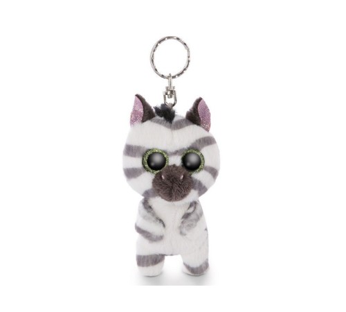 Мягкая игрушка NICI Зебра Манкалита, брелок 9 см