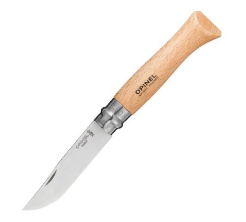 Нож Opinel №9,  нержавеющая сталь, рукоять из дерева бука, 001083