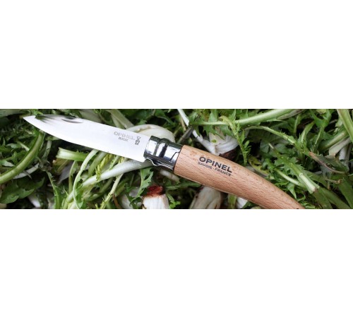 Нож Opinel №8 садовый, нержавеющая сталь, блистер, 001216