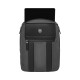 Сумка через плечо VICTORINOX Architecture Urban 2 Crossbody Bag,серый, полиэстер/кожа, 9x22x28 см,6л