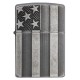 Зажигалка ZIPPO Armor™ с покрытием Antique Silver Plate™, латунь/сталь, серая, матовая, 38x13x57 мм
