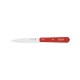 Нож столовый Opinel №112, деревянная рукоять, блистер, нержавеющая сталь, красный 003115