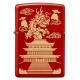 Зажигалка ZIPPO Eastern Design с покрытием Metallic Red, латунь/сталь, красная, 38x13x57 мм