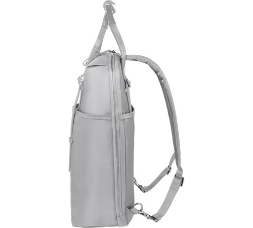Сумка-рюкзак VICTORINOX Victoria Harmony 15,6'', серебристая, нейлон/кожа/микрозамша, 28x13x41 см