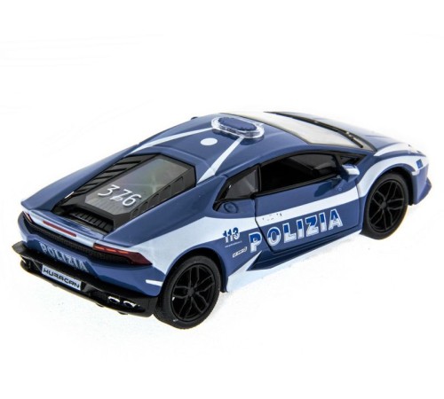 Машина Kinsmart Lamborghini Huracan (Police) инерция (1/12шт.) 1:36 б/к