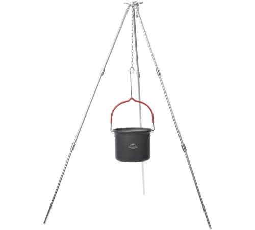 Тренога Naturehike ZJ01 NH17S00S-G для пикника  серебряный, 6927595724958