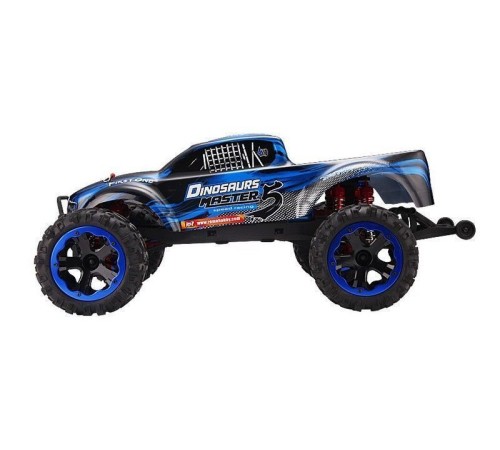 Радиоуправляемый монстр Remo Hobby Dinosaurs Master Brushless UPGRADE (синий) 4WD 2.4G 1/8 RTR