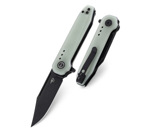 Нож Bestech Syntax сталь 154CM, рукоять G10 нефритовая