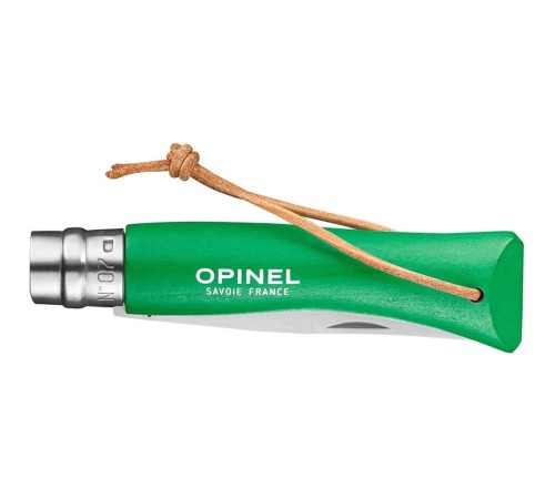 Нож Opinel №7 Trekking нержавеющая сталь, зеленый, 002210