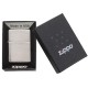 Зажигалка ZIPPO Classic с покрытием Brushed Chrome, латунь/сталь, серебристая, матовая, 38x13x57 мм