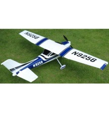 Радиоуправляемый самолет Top RC Cessna 182 500 class синяя 1410мм KIT