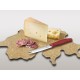 Набор VICTORINOX Swiss Map: нож для сыра и колбасы Swiss Classic 11 см + разделочная доска Epicurean