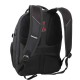 Рюкзак WENGER,15”, черный/красный, полиэстер 900D/М2 добби/искуственная кожа, 34x22x46 см, 34 л