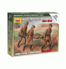Сборные солдатики ZVEZDA Советские санитары, 1/72