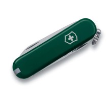Нож-брелок VICTORINOX Classic SD, 58 мм, 7 функций, зелёный