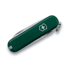Нож-брелок VICTORINOX Classic SD, 58 мм, 7 функций, зелёный