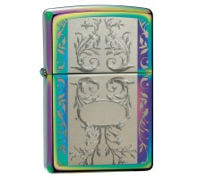 Зажигалка ZIPPO Filigree с покрытием Spectrum™, латунь/сталь, разноцветная, глянцевая,