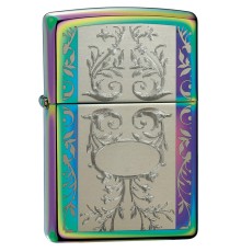 Зажигалка ZIPPO Filigree с покрытием Spectrum™, латунь/сталь, разноцветная, глянцевая,