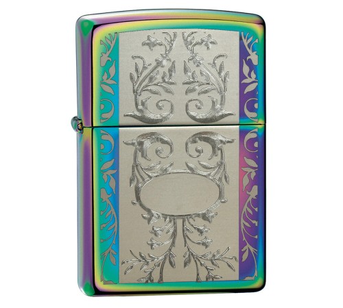 Зажигалка ZIPPO Filigree с покрытием Spectrum™, латунь/сталь, разноцветная, глянцевая,