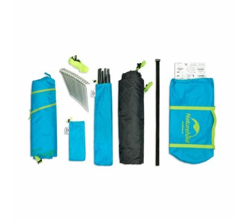 Палатка Naturehike P-Series NH18Z033-P 210T/65D оранжевая,6927595729656
