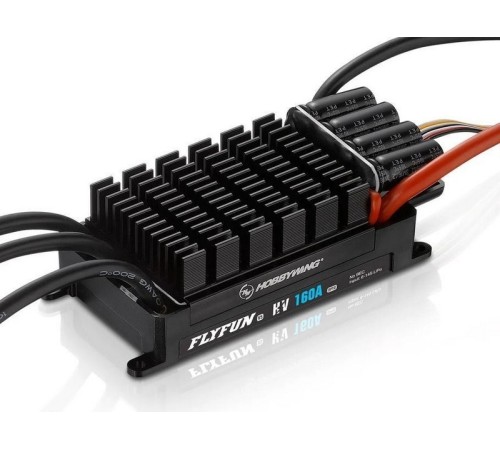 Бесколлекторный регулятор Hobbywing FLYFUN-160A-HV-OPTO-V5 (160A-200A, Aircraft)