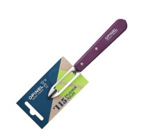Нож для чистки овощей Opinel №115, деревянная рукоять, нержавеющая сталь, сливовый, блистер, 001929