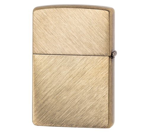 Зажигалка ZIPPO Classic с покрытием Herringbone Sweep Brass, латунь/сталь, золотистая, 38x13x57 мм