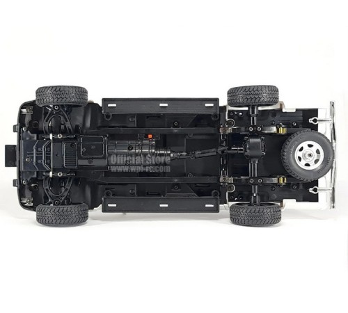 Радиоуправляемая машина WPL пикап Hilux Crew Cab (белая) 4WD 2.4G 1/16 RTR