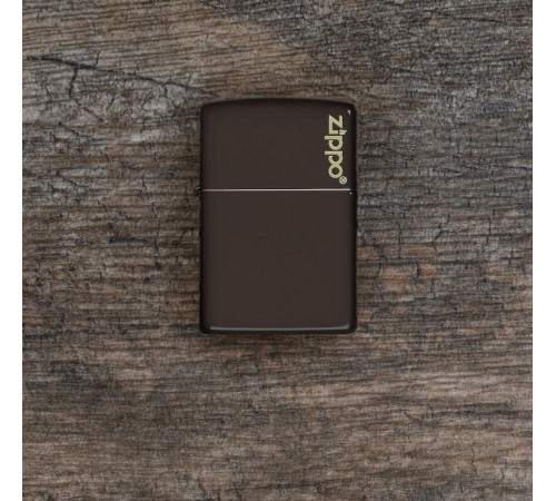 Зажигалка ZIPPO Classic с покрытием Brown Matte, латунь/сталь, коричневая, матовая, 38x13x57 мм