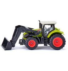 Трактор Siku 1392 Claas Axion с фронтальным погрузчиком