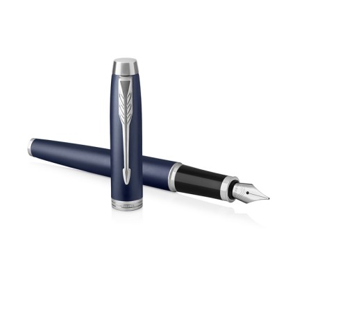 Ручка перьевая Parker IM Matte Blue CT
