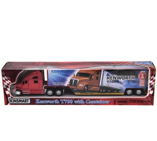 Машина Kinsmart 1:40 Keworth T700 инерция  в/к