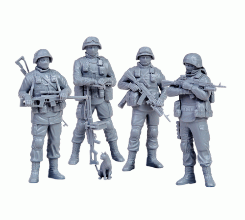 Сборная модель ZVEZDA Российская современная пехота «Вежливые люди», 1/35