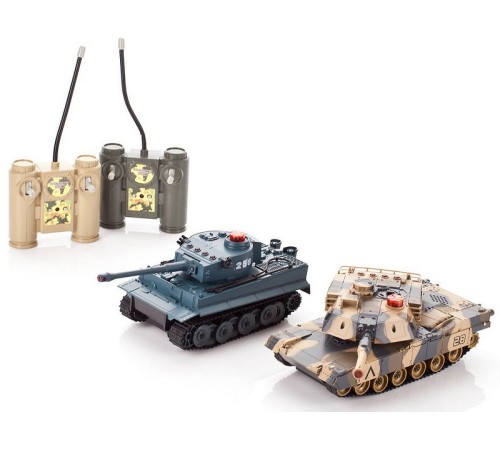 Р/У танковый бой Huan Qi 1:32 IV Tiger vs Leopard 2A5, 27/40МГц