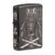 Зажигалка ZIPPO Knight  Fight с покрытием High Polish Black, латунь/сталь, чёрная, 38x13x57 мм