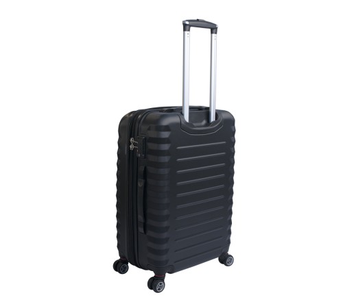 Чемодан SWISSGEAR FRIBOURG, чёрный, АБС-пластик, 45x27x66 см, 64 л